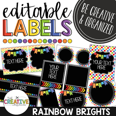 Editable Classroom Labels The Creative Classroom