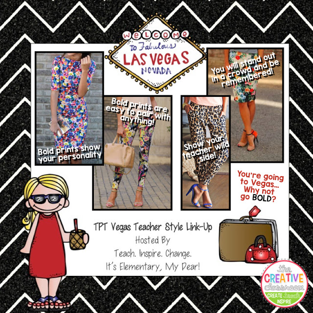 TPT Vegas Teacher Style Link-Up Day #1 - Outfits - The Creative Classroom