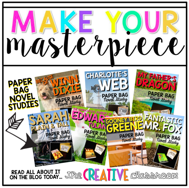 Paper Bag Novel Studies – Make Your Masterpiece TPT Challenge #3