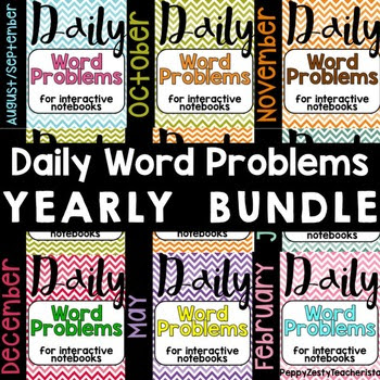  Daily Word Problem Bundle