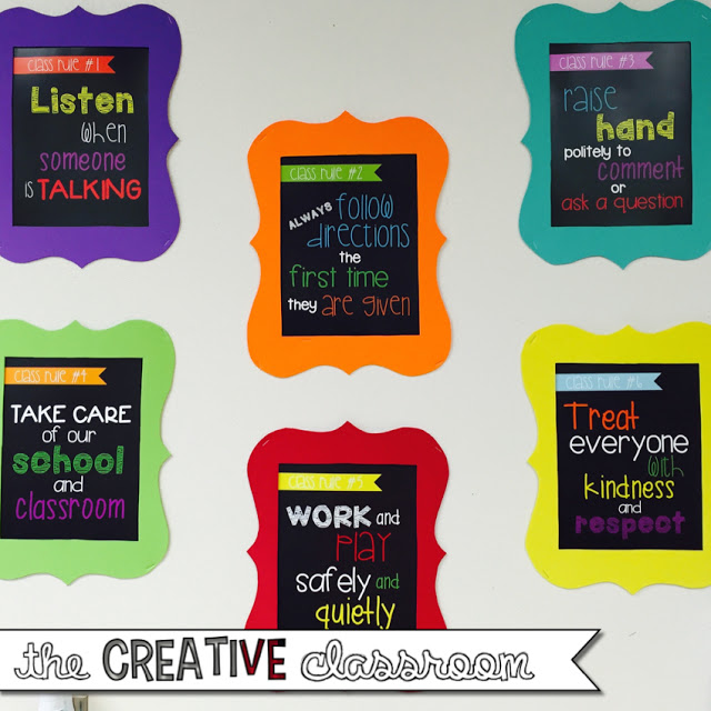 Class rules display