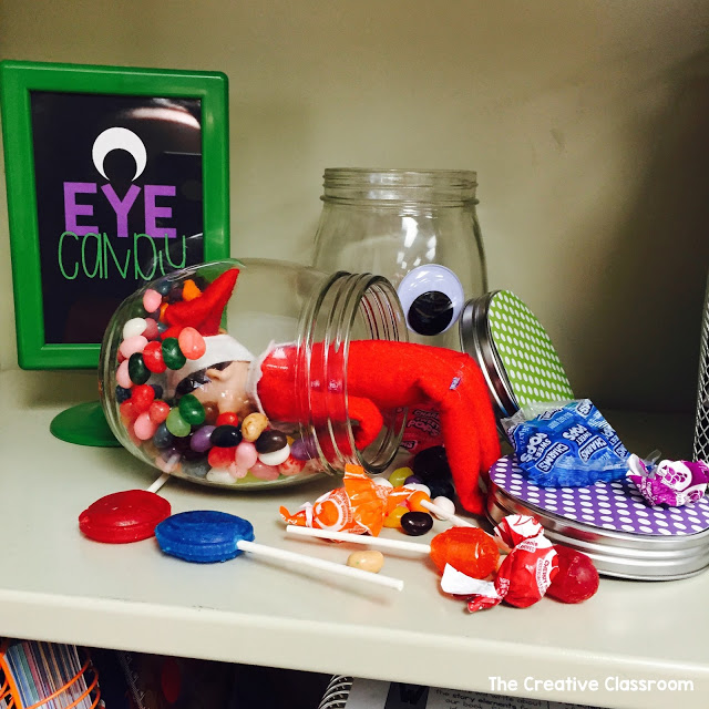 Elf on the Shelf in the classroom
