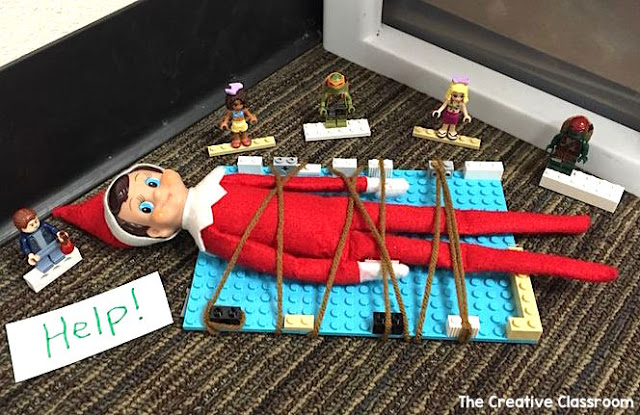 Elf on the Shelf in the classroom