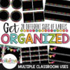 Black and Bright Editable Classroom Labels - Image 2