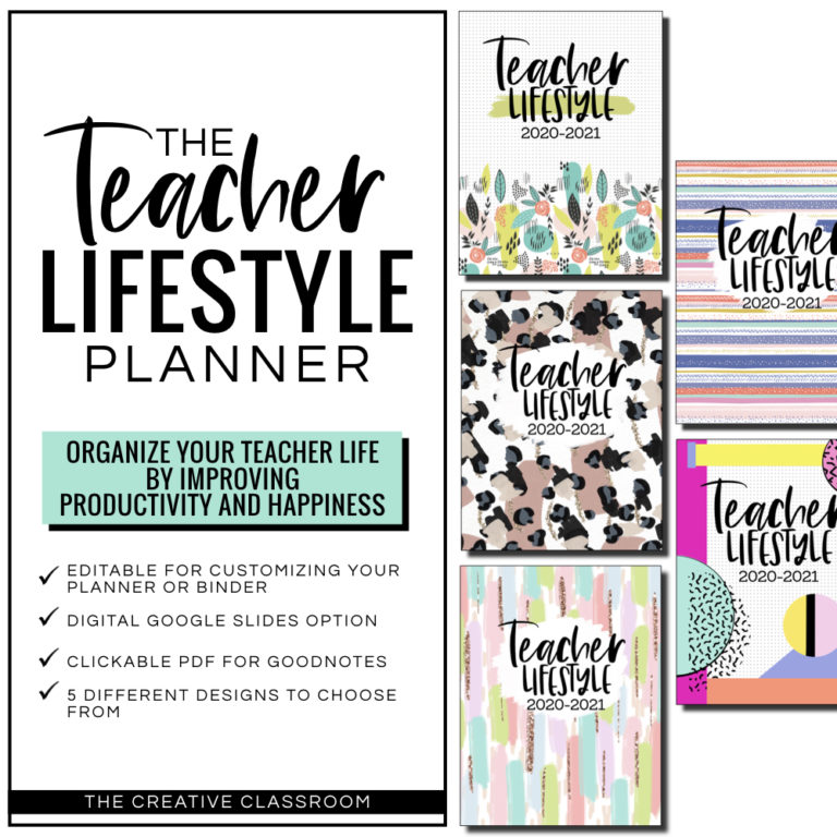 Organize Your Life With The Teacher Lifestyle Planner