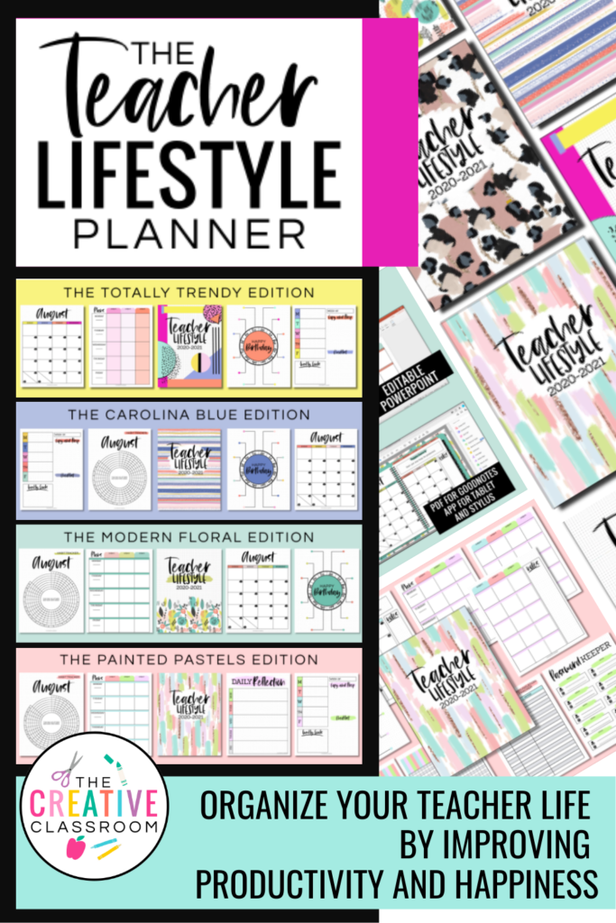 Wondering how you can get and stay organized both as a teacher and in your personal life? This Teacher Planner offers a style for everyone! 