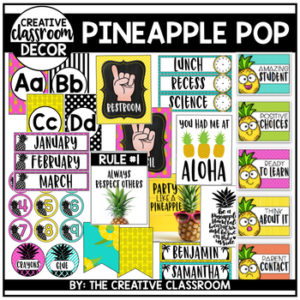 Pineapple Classroom Decor