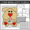 Valentine's Day Bulletin Board and Student Writing Craft - Image 2
